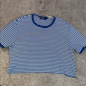 Cropped vintage polo